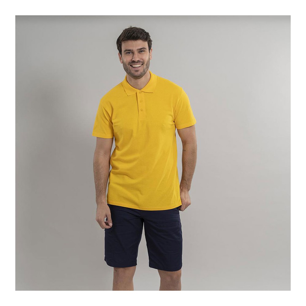 Polo trabajo industrial hombre algodón Garys 850009 amarillo