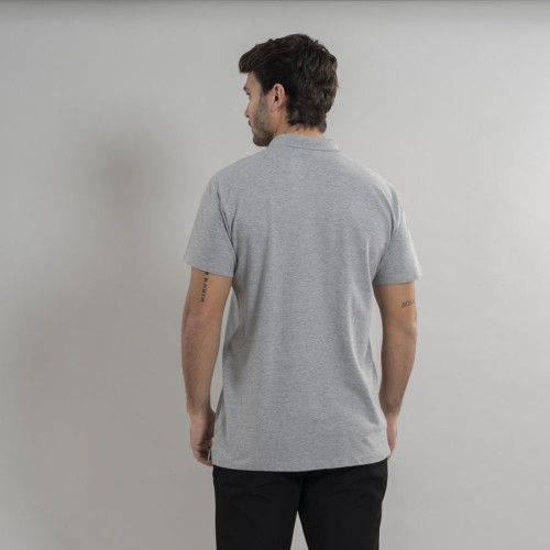 Polo trabajo industrial hombre algodón Garys 850009 gris mezcla
