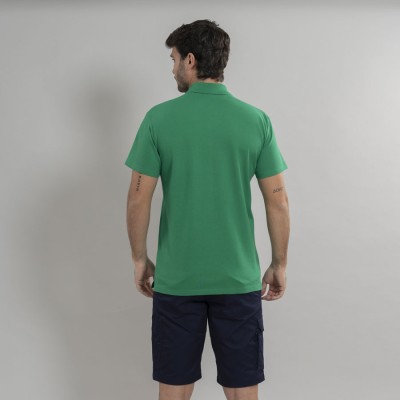Polo trabajo industrial hombre algodón Garys 850009 verde pradera