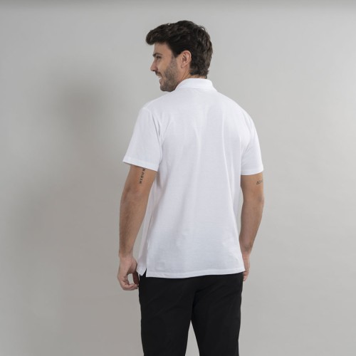 Polo de trabajo para hombre manga corta olvera Garys 850011 blanco