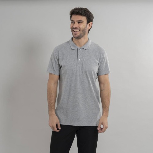Polo de trabajo para hombre manga corta olvera Garys 850011 gris mezcla