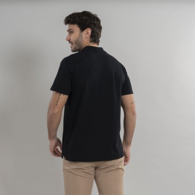 Polo de trabajo para hombre manga corta olvera Garys 850011 negro