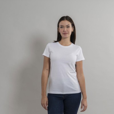 Camiseta de trabajo industrial mujer 100% Algodón Garys 850014 blanco