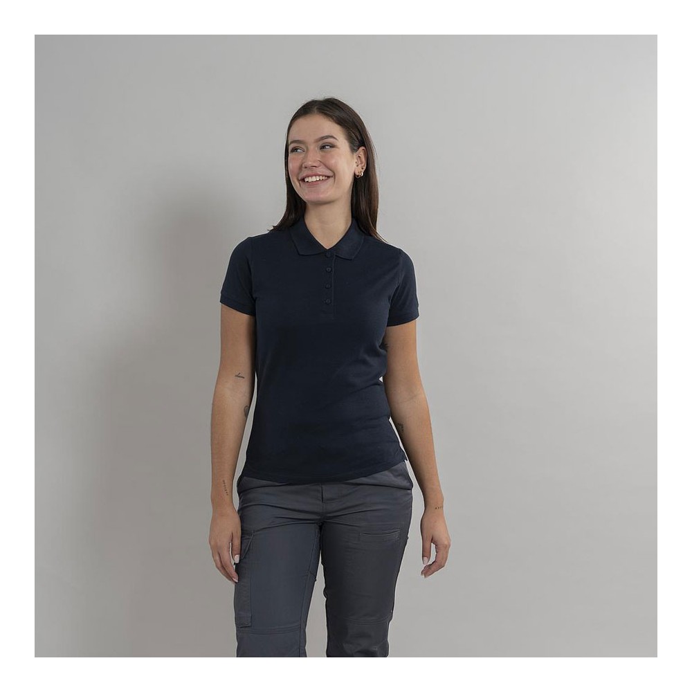 Polo trabajo industrial mujer algodón Garys 850016 marino