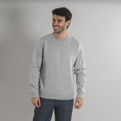 Sudadera de trabajo industrial Unisex monterrei Garys 850018 gris mezcla
