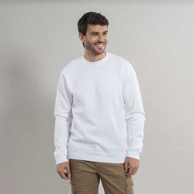 Sudadera de trabajo industrial Unisex monterrei Garys 850018 blanco