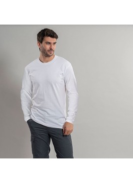 Camiseta de trabajo industrial para hombre 100% algodón Garys 850019 blanco