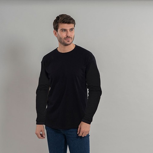 Camiseta de trabajo industrial para hombre 100% algodón Garys 850019 negro