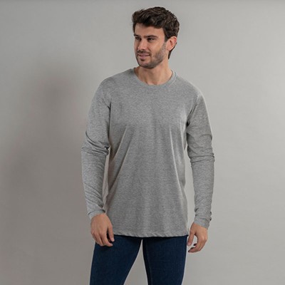 Camiseta de trabajo industrial para hombre 100% algodón Garys 850019 gris mezcla