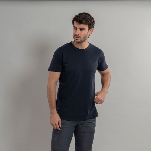 Camiseta trabajo industrial hombre 100% algodón Garys 850021 marino