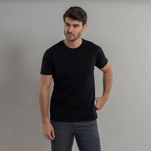 Camiseta trabajo industrial hombre 100% algodón Garys 850021 negro