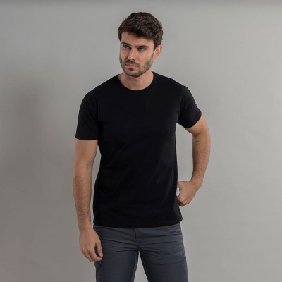 Camiseta trabajo industrial hombre 100% algodón Garys 850021 negro