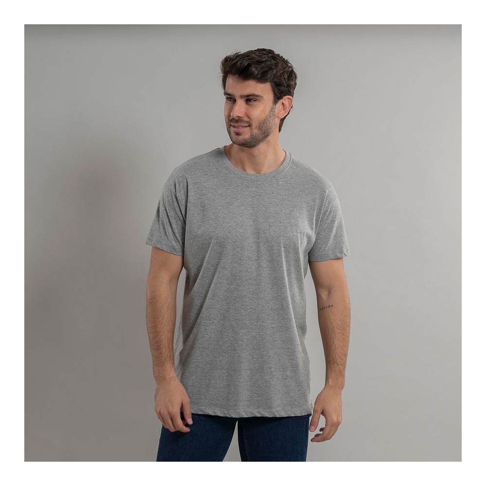 Camiseta trabajo industrial hombre 100% algodón Garys 850021 gris mezcla