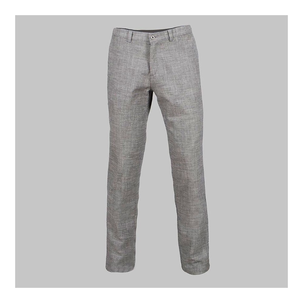 Pantalón ejecutivo hombre chino cheviot Garys 700007 gris cheviot