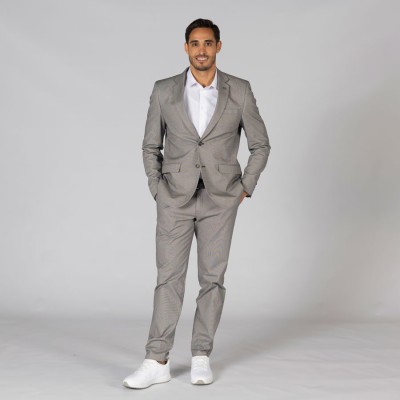 Pantalón chino trabajo hombre meeting Garys 700008 gris