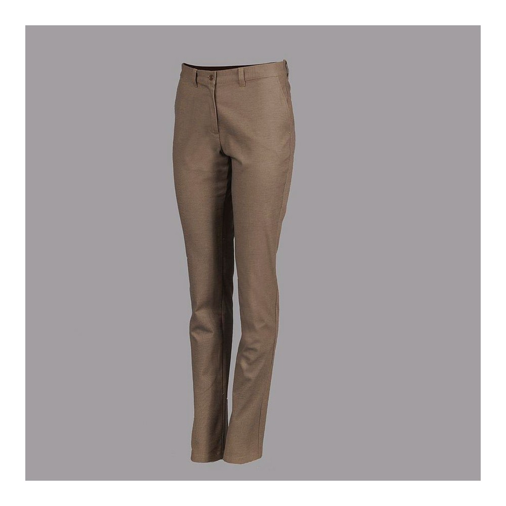 Pantalón chino trabajo mujer meeting Garys 700008 marrón