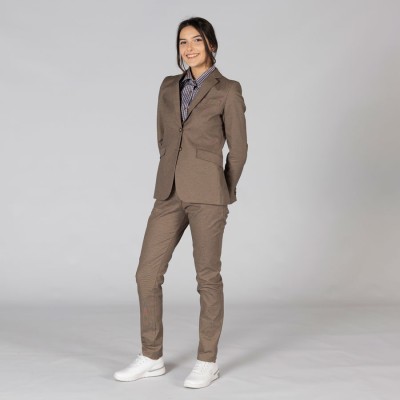 Pantalón chino trabajo mujer meeting Garys 700008 marrón