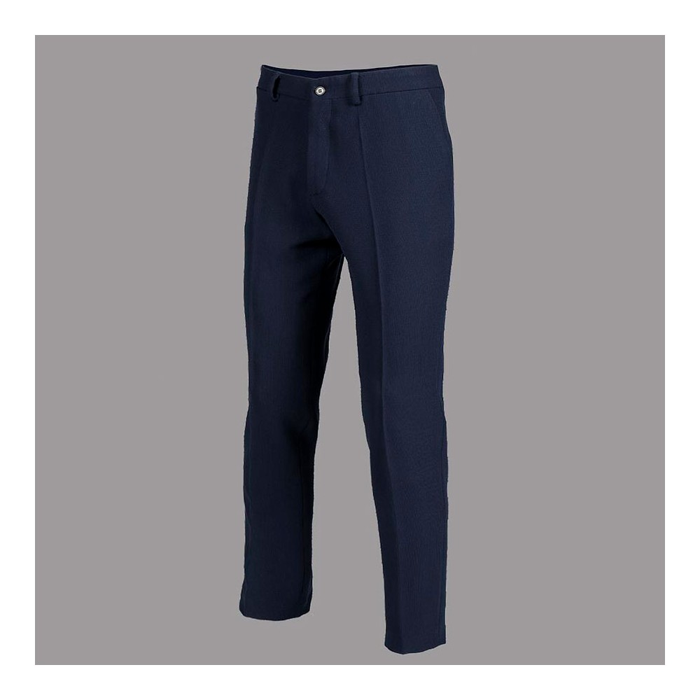 Pantalón de oficina para hombre con bolsillos welfare Garys 700015 Marino
