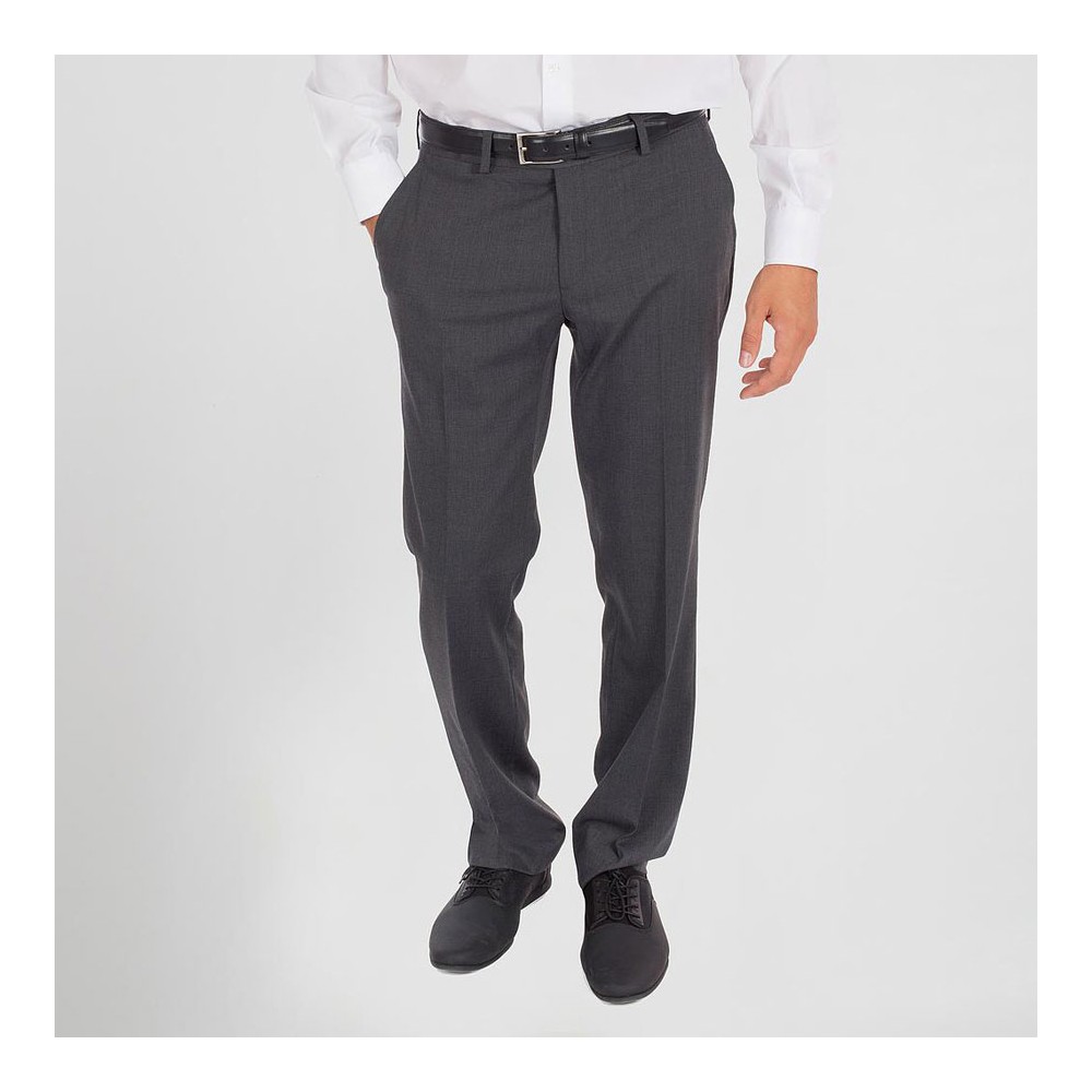 Pantalón para gerente de hombre sin pinzas maxima Garys 791400 gris marengo