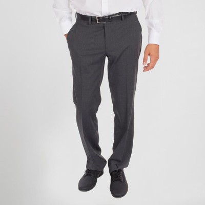 Pantalón para gerente de hombre sin pinzas maxima Garys 791400 gris marengo