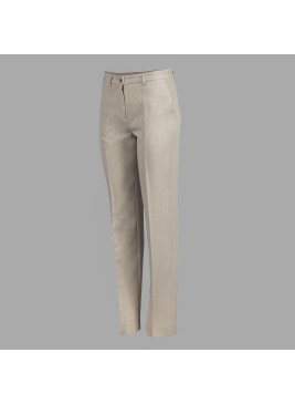 Pantalón de trabajo mujer elástico XLINEN Garys 700011 beige