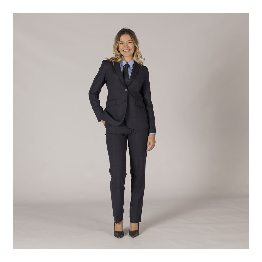 Pantalón de trabajo mujer sin pinzas Trip Garys 700004 marino