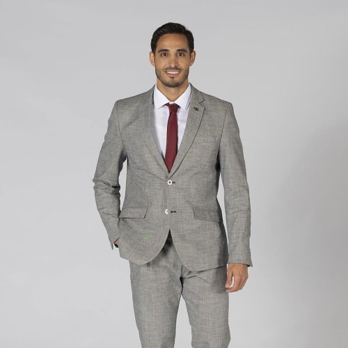 Americana profesional ejecutivo cheviot Garys 800008 gris cheviot