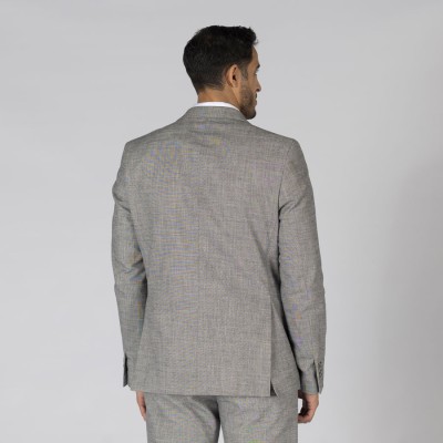 Americana profesional ejecutivo cheviot Garys 800008 gris cheviot