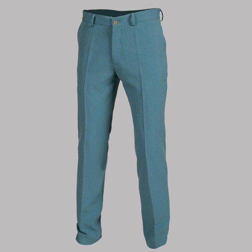 Pantalón periodista con bolsillos XLINEN Garys 700009 turquesa