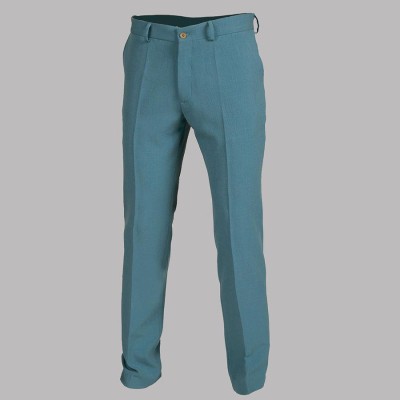 Pantalón periodista con bolsillos XLINEN Garys 700009 turquesa