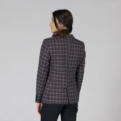 Americana trabajo a cuadros mujer welsh Garys 800019