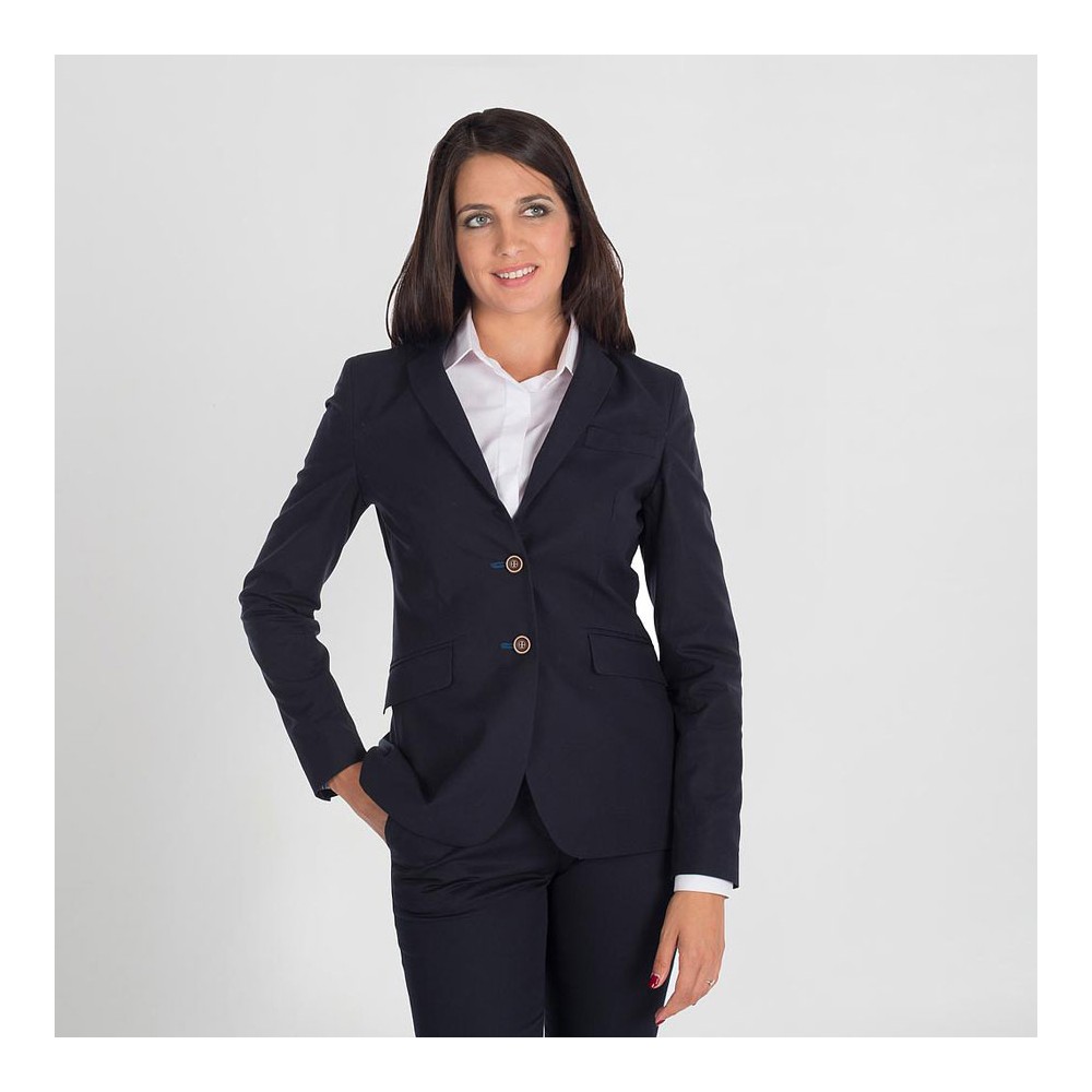 Americana trabajo mujer algodon Garys 821500 marino