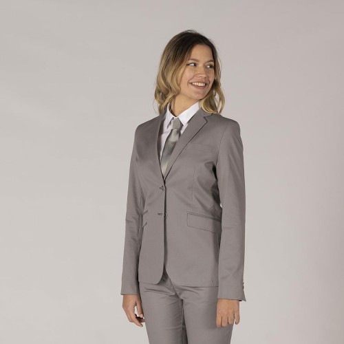 Americana trabajo mujer algodon Garys 821500 gris