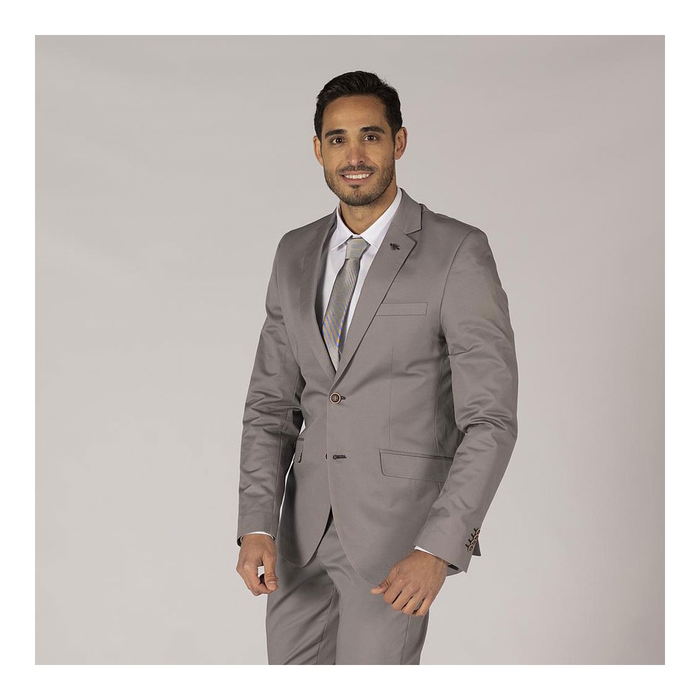 Americana trabajo hombre algodon Garys 821500 gris