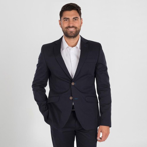 Americana trabajo hombre algodon Garys 821500 marino