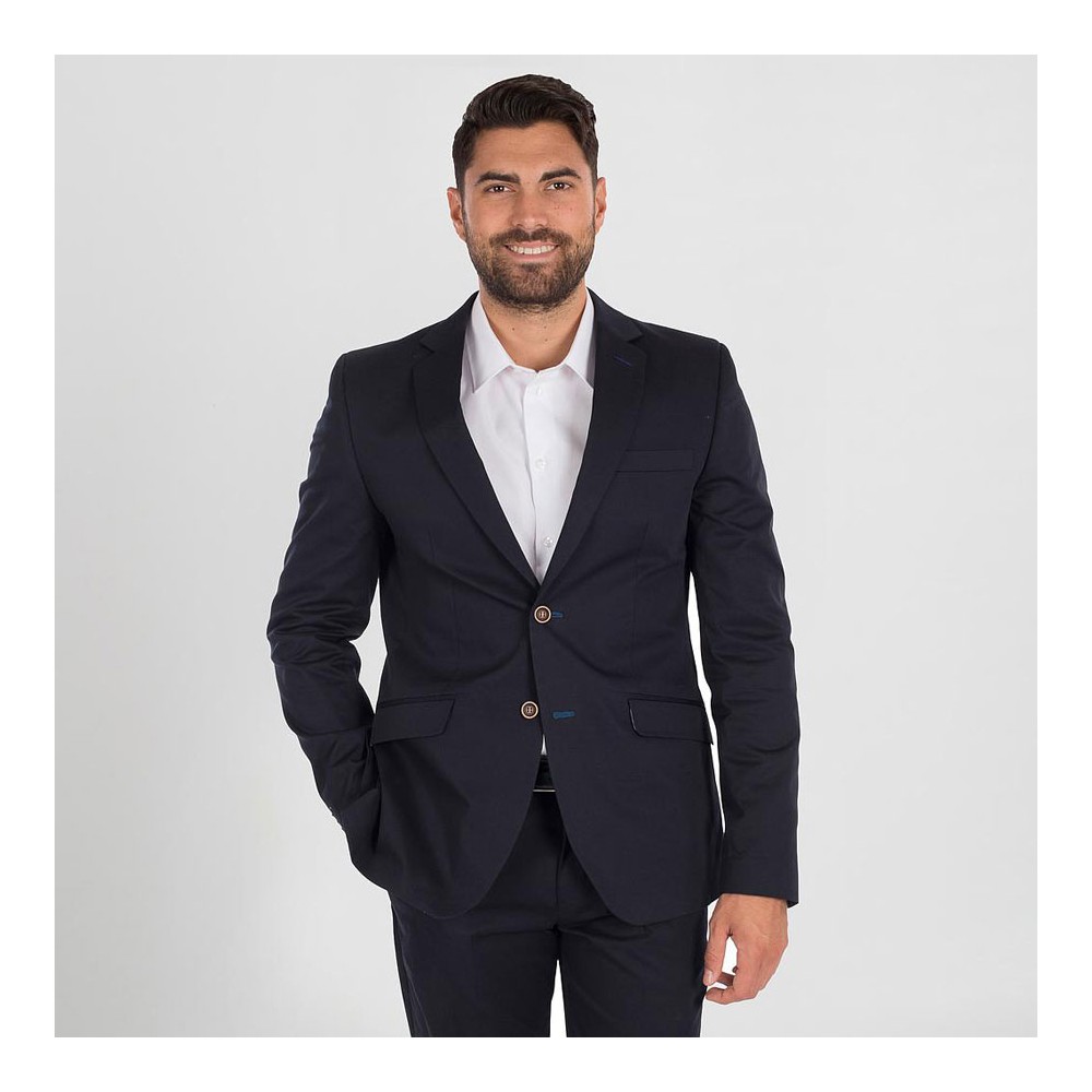 Americana trabajo hombre algodon Garys 821500 marino