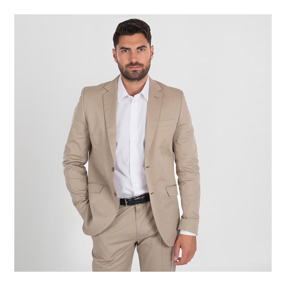 Americana trabajo hombre algodon Garys 821500 hueso