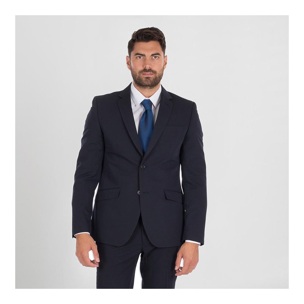Americana de trabajo hombre ajustada Garys 812600 Marino