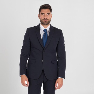 Americana de trabajo hombre ajustada Garys 812600 Marino