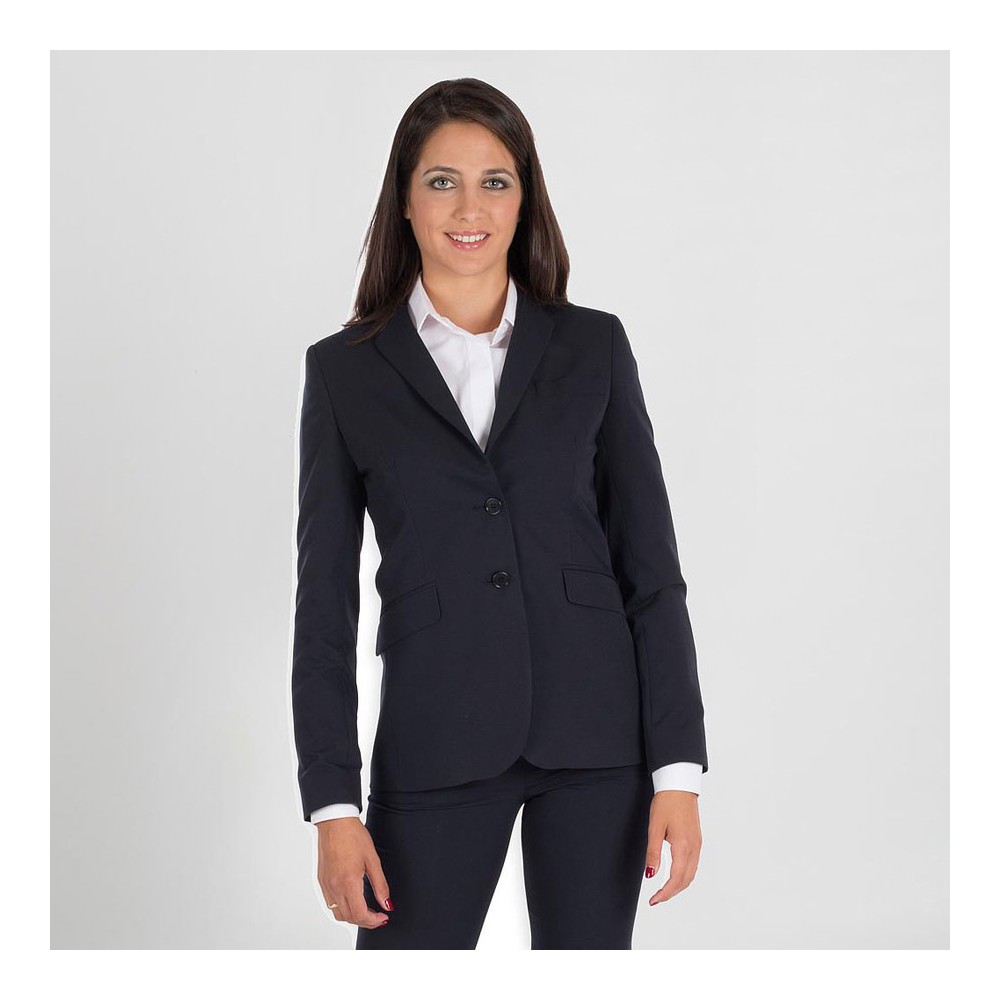 Americana trabajo comercial mujer ajustada Garys 821600 marino