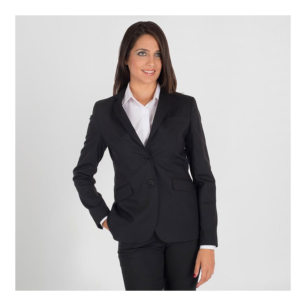 Americana trabajo comercial mujer ajustada Garys 821600 negro