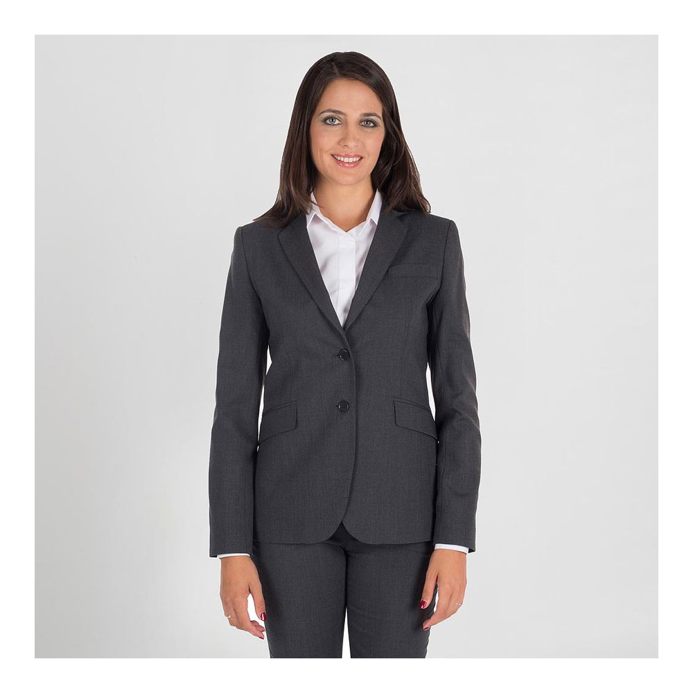 Americana trabajo mujer slim fit confort Garys 812200 gris marengo