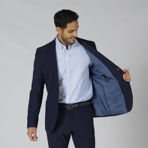 Americana laboral hombre cómoda Garys 800028 marino