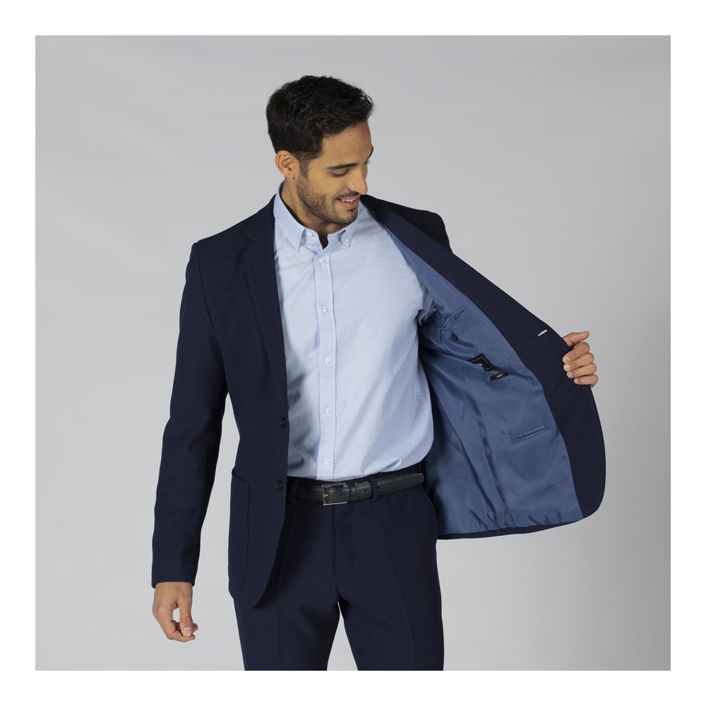 Americana laboral hombre cómoda Garys 800028 marino