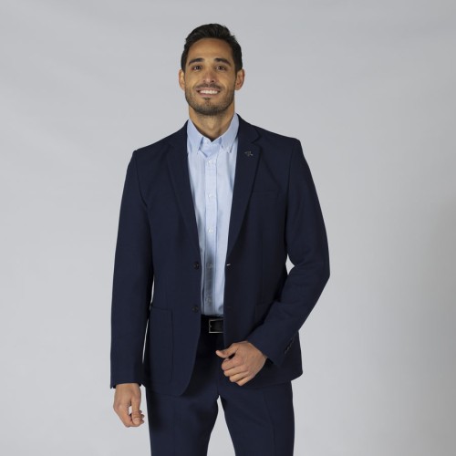 Americana laboral hombre cómoda Garys 800028 marino