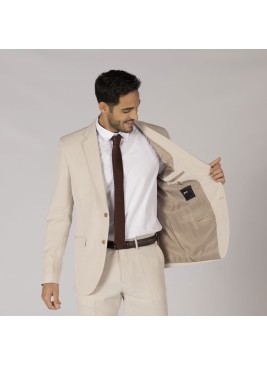 Americana laboral hombre XLINEN Garys 800024 beige