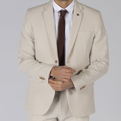 Americana laboral hombre XLINEN Garys 800024 beige