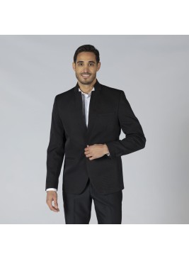 Americana laboral hombre solapa invertida Garys 800001 negro