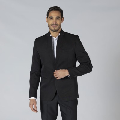 Americana laboral hombre solapa invertida Garys 800001 negro