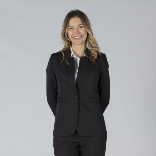 Americana laboral mujer solapa invertida Garys 800002 negro